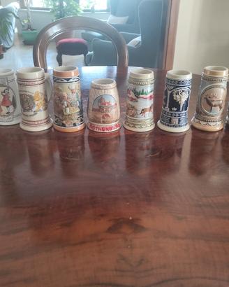 Splendida Collezione di Boccali da Birra in Cerami