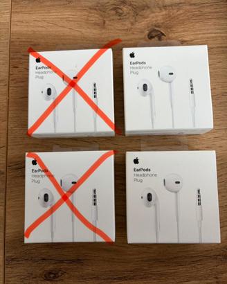 Cuffie iPhone Apple EarPods con jack 3,5 mm nuove