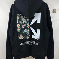 Felpa Off-White x Flowers Nera