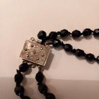 collana anni 50 vintage nera