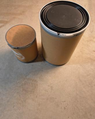 Fusti in cartone con coperchio