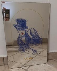 Specchio pubblicitario vintage Spumante Valdo