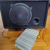 subwoofer e amplificatore Kenwood