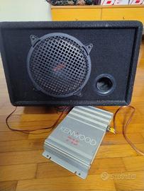 subwoofer e amplificatore Kenwood