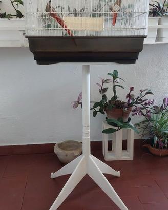 Gabbia per canerini con supporto