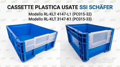 Cassette Plastica Usate SSI SCHÄFER con Apertura