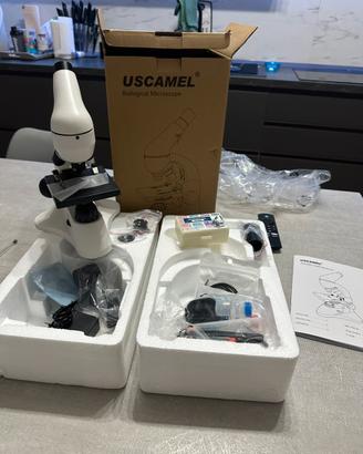 Microscopio biologico 40x 2000x con accessori