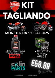 KIT TAGLIANDO DUCATI MONSTER T.T. OLIO MOTUL