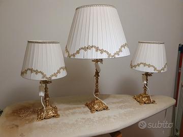 Set di 3 lampade da camera da letto