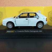 MODELLO AUTO LANCIA DELTA HF EVO  WHITE NO BURAGO