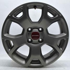 4 cerchi lega fiat panda new cross r15 lt1918