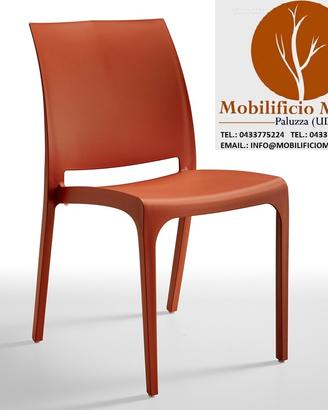 Sedie Ristorante Bar Polipropilene Esterno 8025