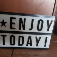 Lightbox/ Scatola luminosa  a batteria