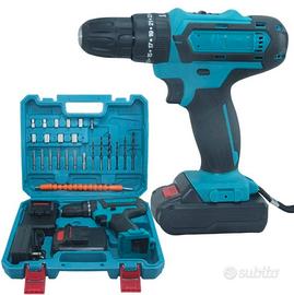 Trapano avvitatore con 2 batterie 48V  + accessori