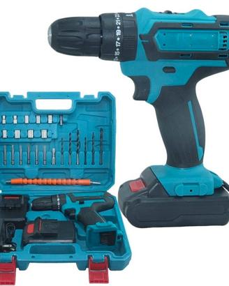 Trapano avvitatore con 2 batterie 48V  + accessori