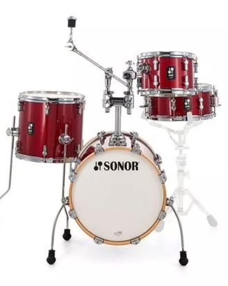 Sonor Aqx Jungle set red moon sparkle