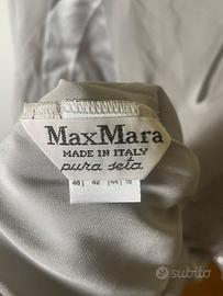 Camicia seta grigio perla Max Mara