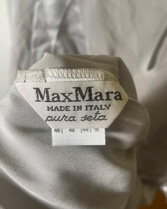 Camicia seta grigio perla Max Mara