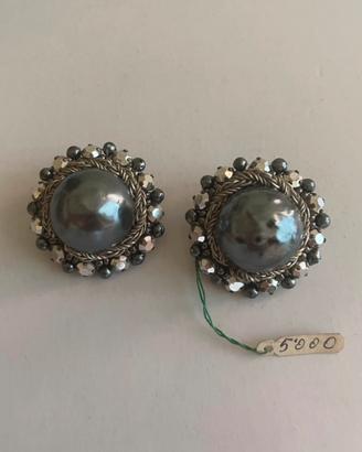 Orecchini a Clip Vintage - Nuovo con Cartellino