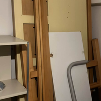 letto a castello in legno smontato