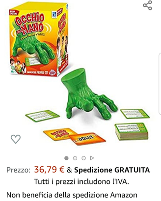 Gioco "Occhio alla mano"