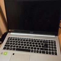 Acer Aspire 5: i5 10a Gen, 20GB RAM, MX250, No SSD