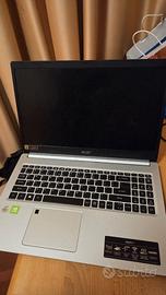 Acer Aspire 5: i5 10a Gen, 20GB RAM, MX250, No SSD