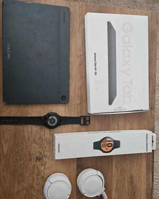 SAM Tab a9+ 5G e Watch 4 LTE