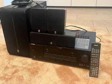Home theater sintoamplificatore AV 5.1  Yamaha.