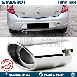 Terminale scarico auto Diesel Ovale inox