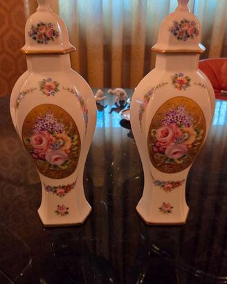 Coppia Vasi Potiche Limoges – Porcellana Francese
