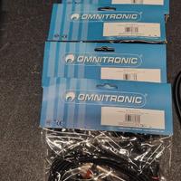 Cavo audio adattatore 2x jack/2x RCA 1,5m