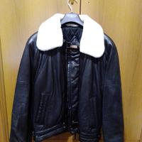 Giubbotto in pelle trapuntato