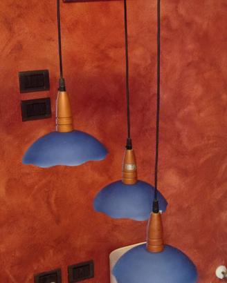 lampadario a tre luci