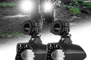 Faretti moto 80w luce bianca gialla