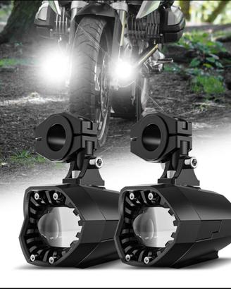 Faretti moto 80w luce bianca gialla