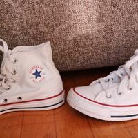 Scarpe Converse All Star alte bianche n. 36