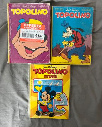 Lotto di 4 Topolini Vintage numeri 331-743-704-840