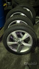 Cerchi originali Audi R19 con gomme invernali 