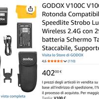 GODOX V100C V100 C Flash (Canon)