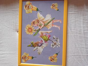 Due quadretti decoupage, cm 20 X. 30 per cameretta