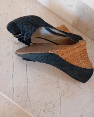scarpe estive donna in jeans 