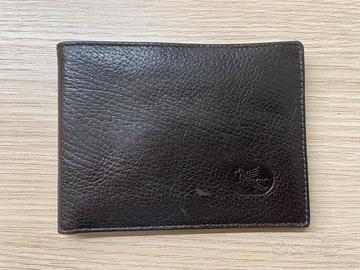 Portafoglio uomo in pelle marrone scuro