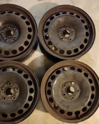 4 Cerchi in ferro VW Seat Skoda Audi 7Jx16 - 5x112