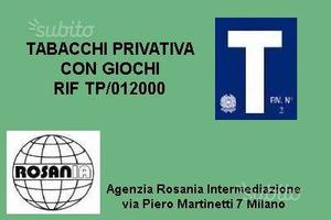 Tabacchi privativa + IMMOBILE (rif TP/012000)