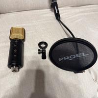 Microfono a condensatore eikon cm14usb profess!