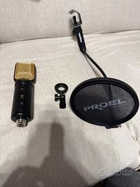 Microfono a condensatore eikon cm14usb profess!