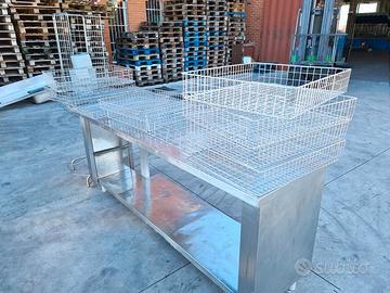 cestelli inox in filo usati