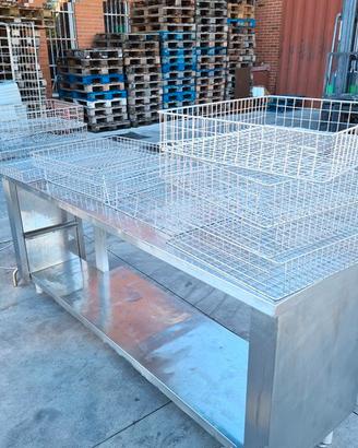 cestelli inox in filo usati