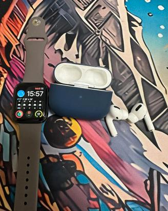 Apple Watch Series 5 (44mm) + AirPods Pro 1ª gen
